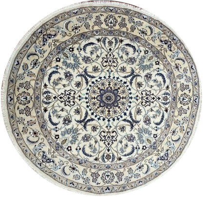 Handmade Persian Round Rug - heavenonearthimports.co.uk